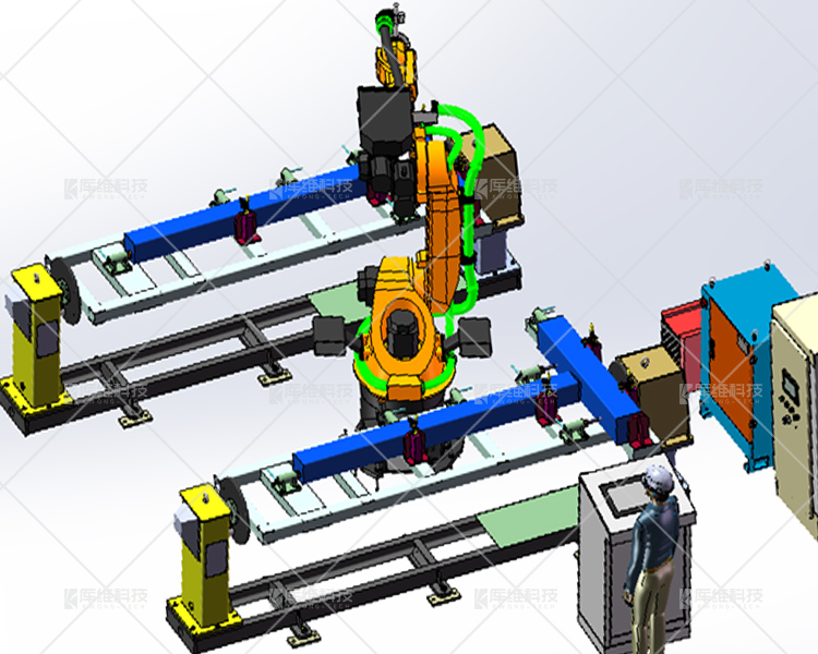 焊接<a href='http://m.njhljc.com.cn' target='_blank'><u>機器人工作站</u></a>布局